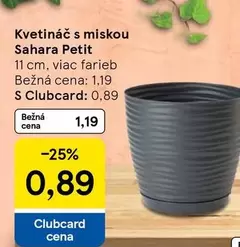 Kvetináč s miskou Sahara Petit