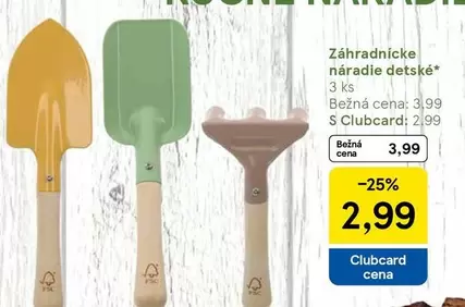 Záhradnícke náradie detské