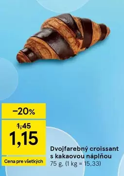 Dvojfarebný croissant
