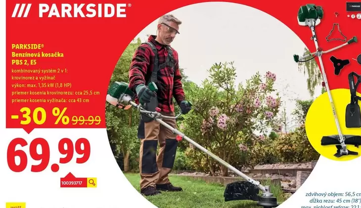 HP - Benzínová kosačka PBS 2, 1