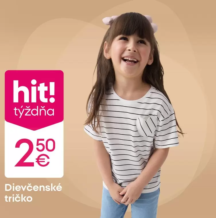 Dievčenské tričko