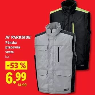 Pánska Parkside pracovná vesta