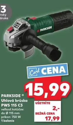 Uhlová brúska PWS 115 C3