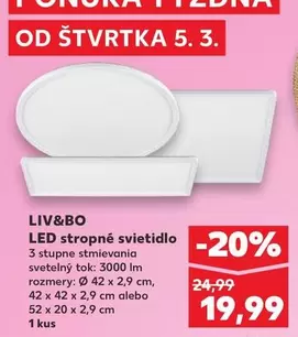 LED stropné svietidlo