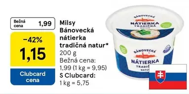 Bánovecká nátierka tradičná natur