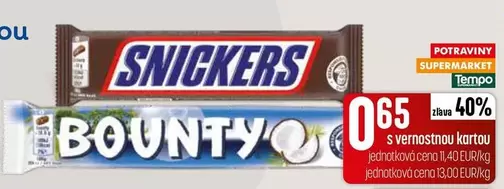 SNICKERS or BOUNTY