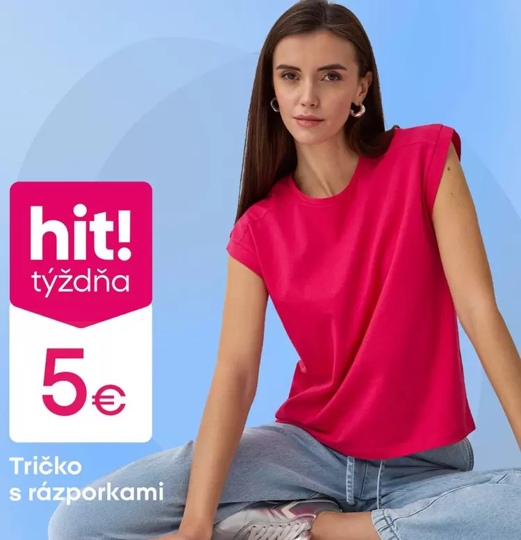 Tričko s rázporkami