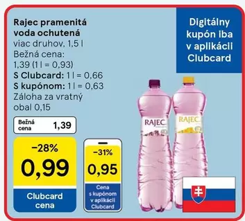 pramenitá voda ochutená