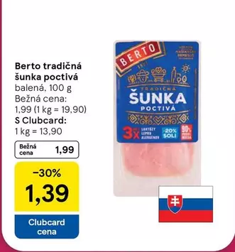 šunka poctivá