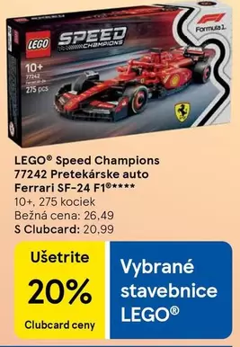 Lego - Speed Champions 77242 Pretekárske auto Ferrari SF-24 F1®****