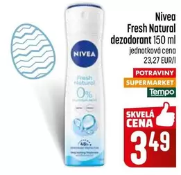 Nivea - Fresh Natural dezodorant 150 ml