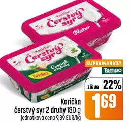 Čerstvý syr 2 druhy