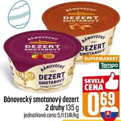 Bánovecký smotanový dezert