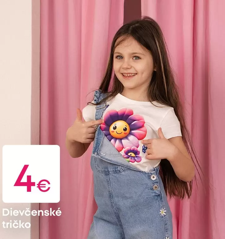 Dievčenské tričko