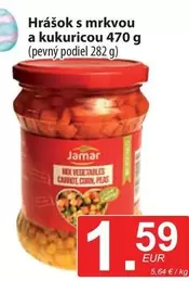 Hrášok s mrkvou a kukuricou