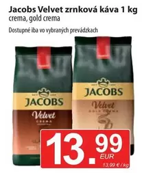 Velvet -  zrnková káva