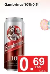 Origin - Gamb 10% 0,5 l