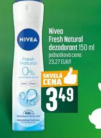 Nivea - Fresh Natural dezodorant 150 ml