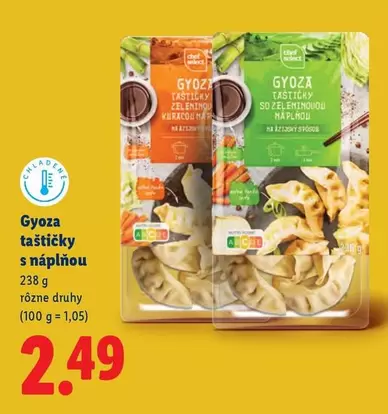 Gyoza taštičky s náplňou