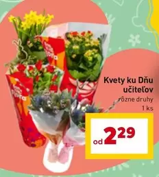 Kvety ku Dňu učiteľov