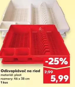 Odkvapkávač na riad