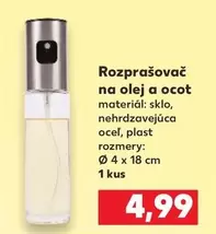 Rozprašovač na olej a ocot