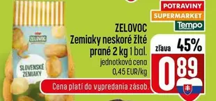 Zemiaky neskoré žlté
