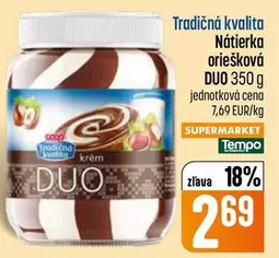 Nátierka
Oriešková DUO