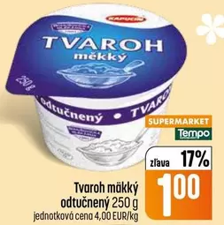 Tvaroh měkký odtučněný