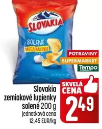 zemiakové lupienky solené