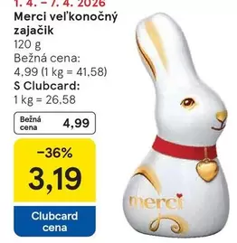 Merci veľkonočný zajacik