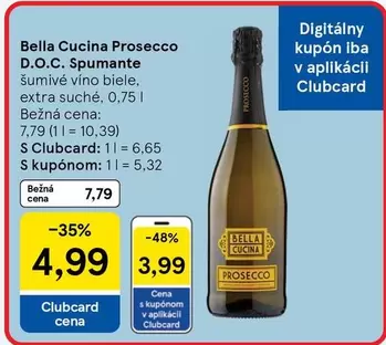 Prosecco -  D.O.C. Spumante
