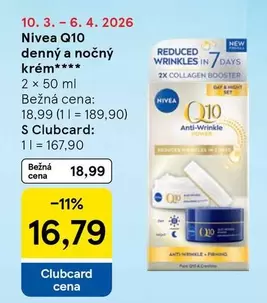 Nivea - Q10 denný a nočný krém