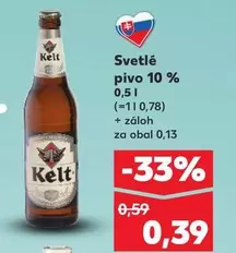 Svetlé pivo 10 %