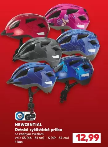 Detská cyklistická prilba so zodným svetlom