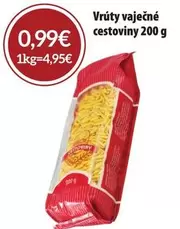 Vrúty vaječné cestoviny