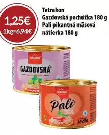 Gazdovská pochúťka PALI pikantná mäsová nátierka