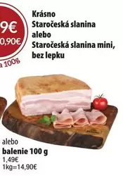 Staročeská slanina alebo Staročeská slanina mini, bez lepku