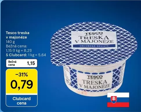 treska v majonéze