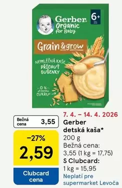 Baby - Gerber detská kaša*
