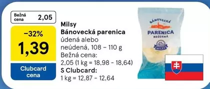 Bánovecká parenica údená alebo neúdená