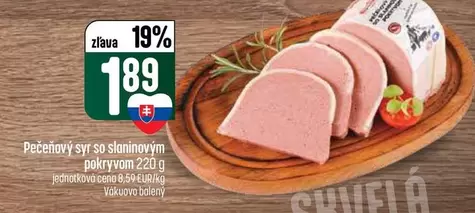 Pečenový syr so slaninovým pokrývkom