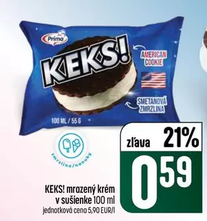 KEKS! mrazen
krem v su
sienke