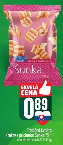 Krekry s príchutou Šunka