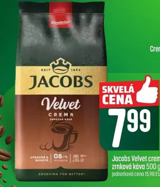 Velvet -  Crema zrnková káva