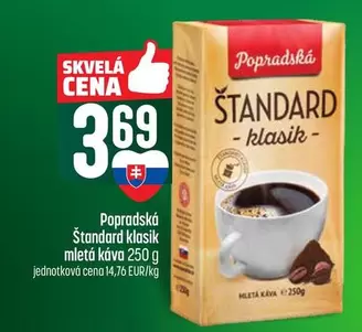 Štandard klasik mletá káva