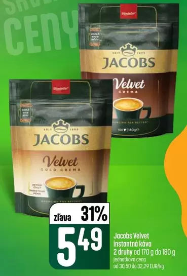 Velvet -  Gold Crema instant coffee