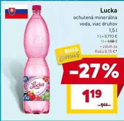 ochutená minerálna voda