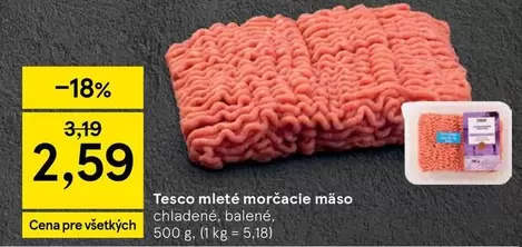 mleté morčacie mäso