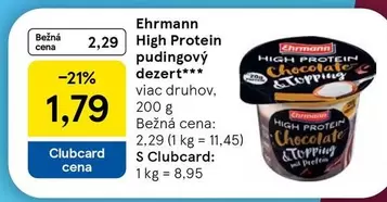 High Protein pudingový dezert